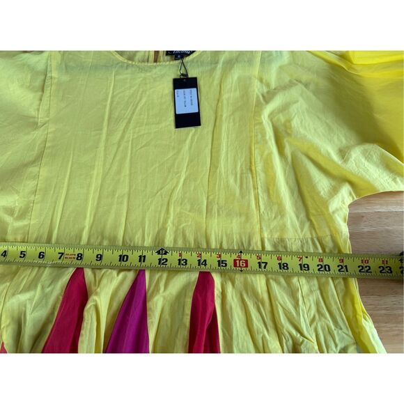 Athina Mini Rainbow Flowy Dress NWT Size Medium - Picture 10 of 13